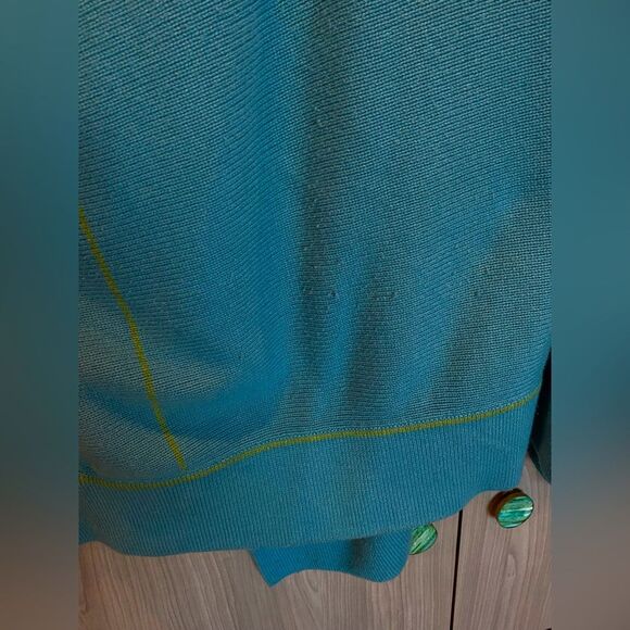 One Of A Kind  Designer Ann Tobias Poncho By ROJA Collection - Picture 11 of 12